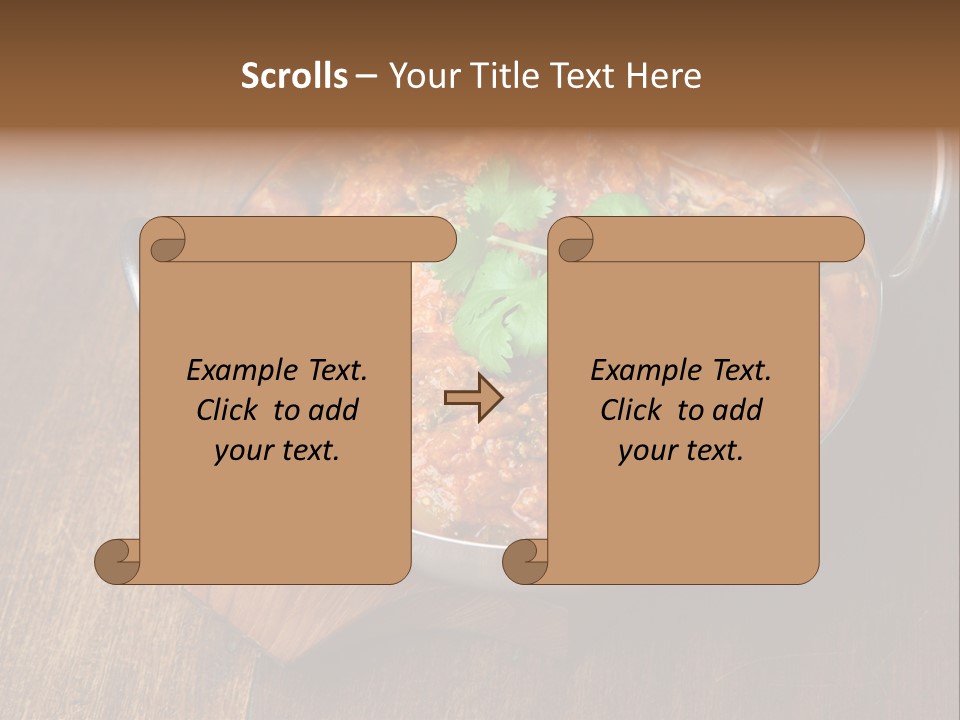 Stainless Hot Curry PowerPoint Template