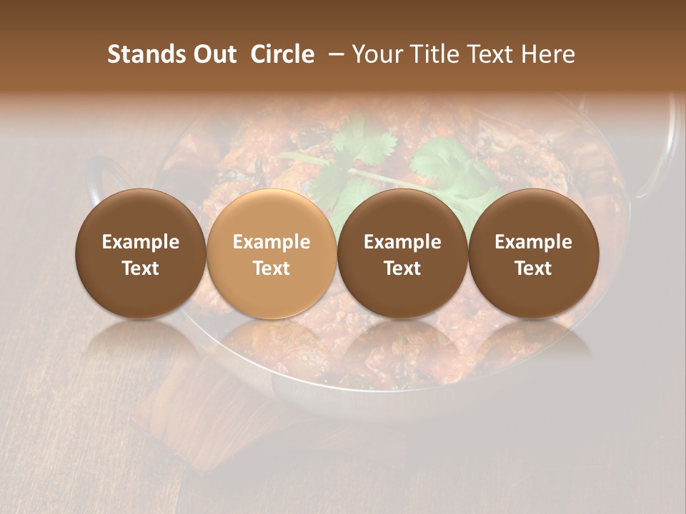 Stainless Hot Curry PowerPoint Template