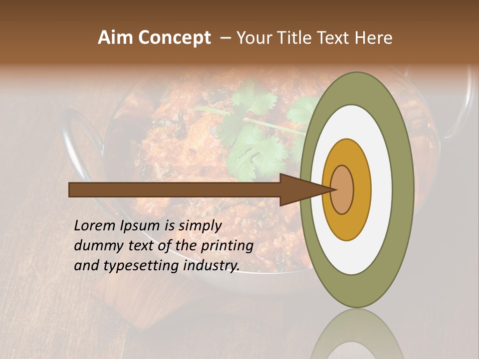 Stainless Hot Curry PowerPoint Template
