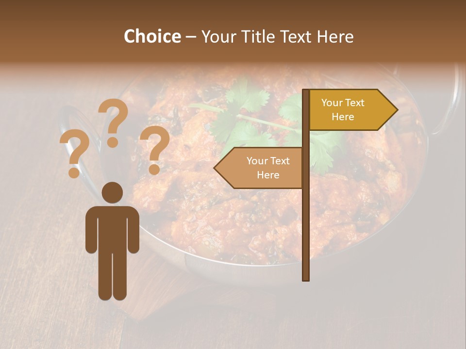Stainless Hot Curry PowerPoint Template