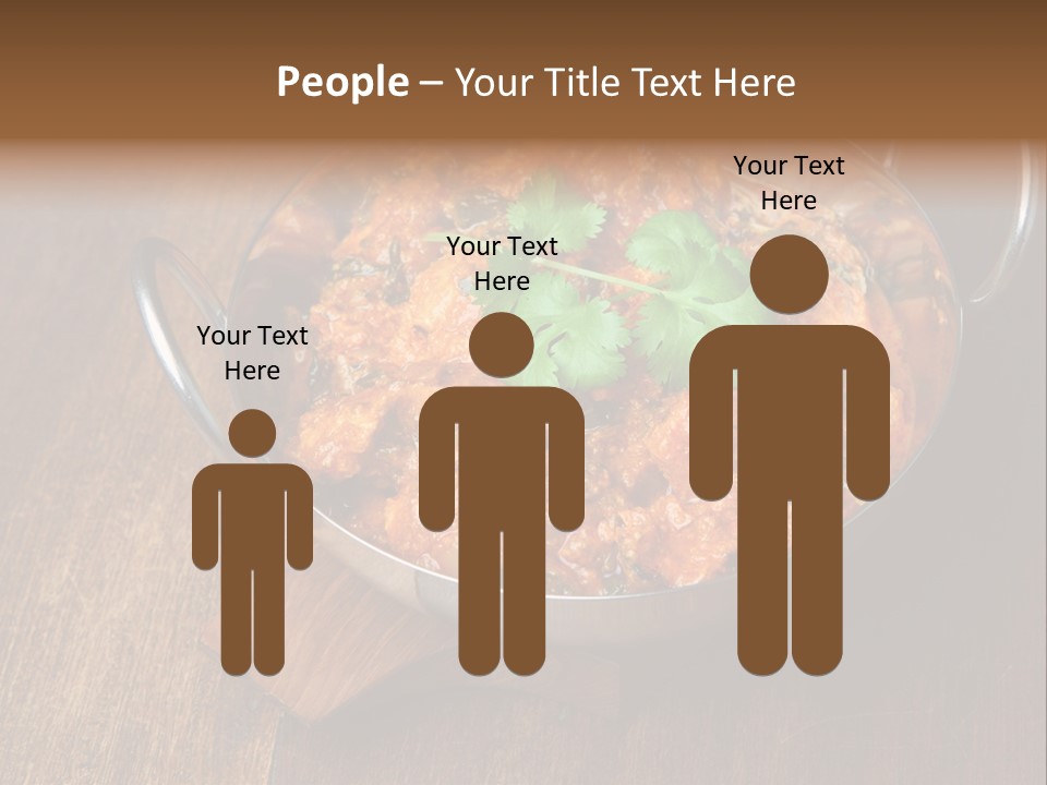 Stainless Hot Curry PowerPoint Template