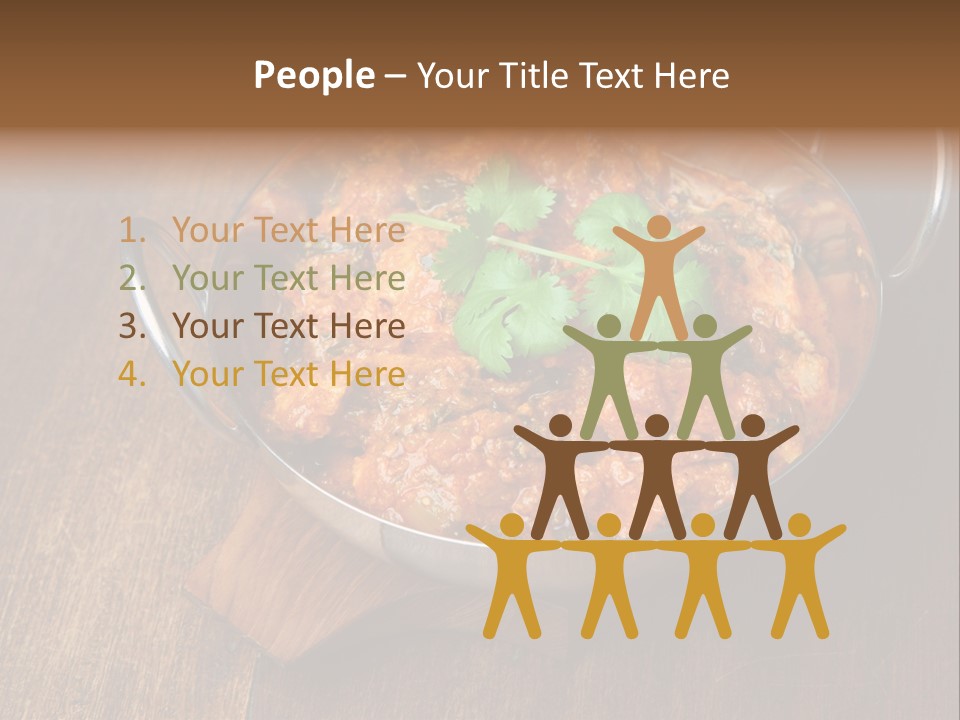 Stainless Hot Curry PowerPoint Template
