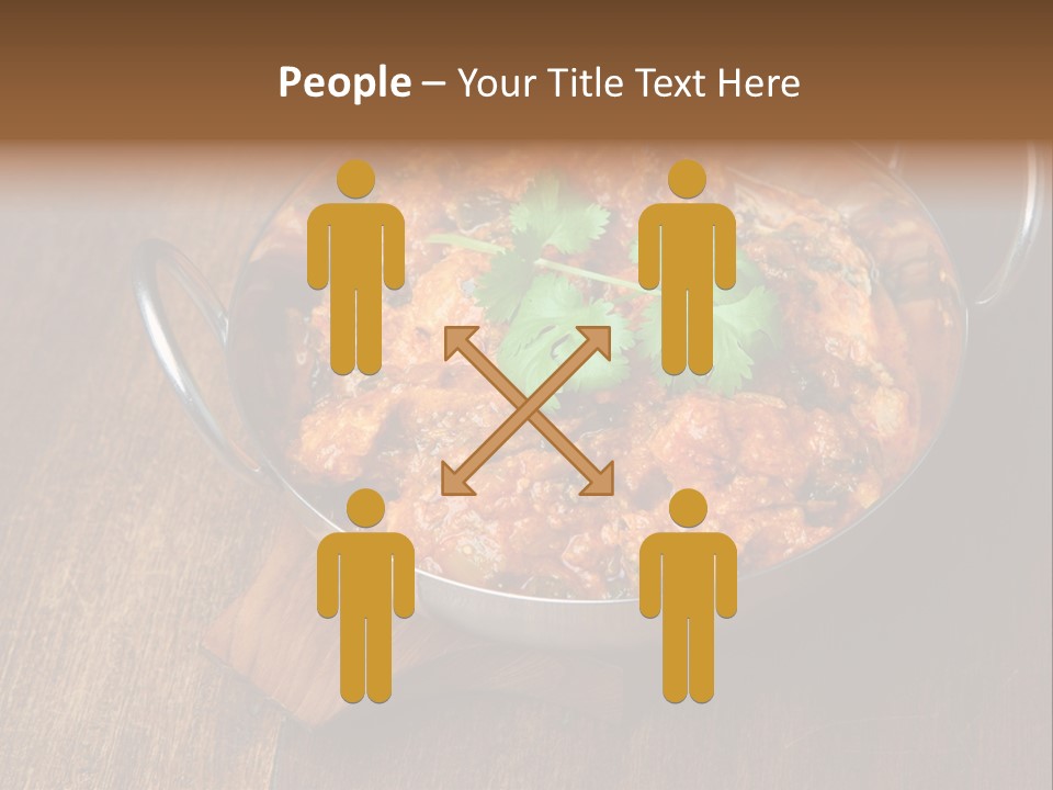 Stainless Hot Curry PowerPoint Template