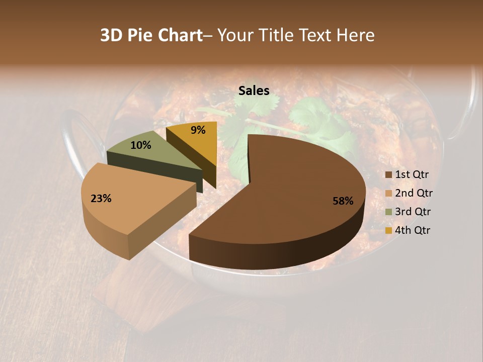 Stainless Hot Curry PowerPoint Template