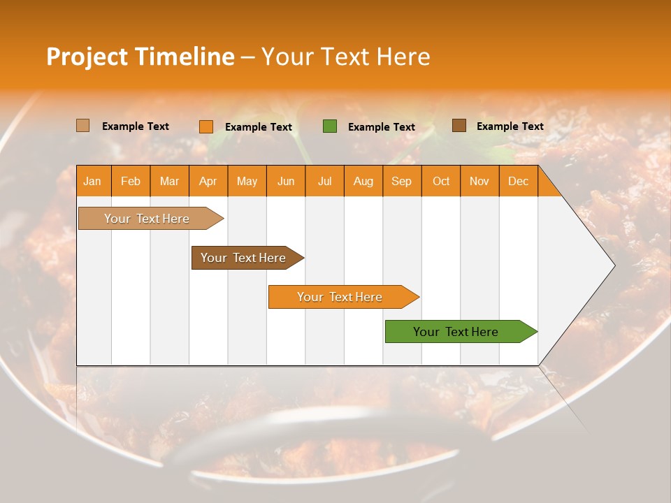 Indian Garnished Dish PowerPoint Template