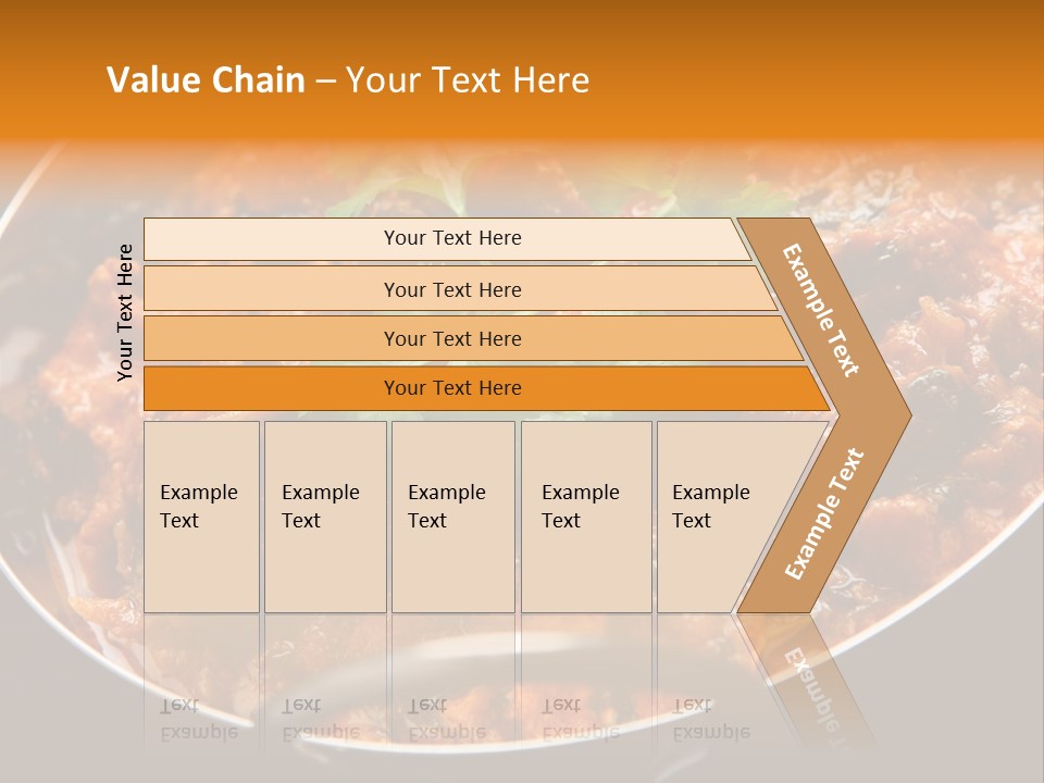 Indian Garnished Dish PowerPoint Template