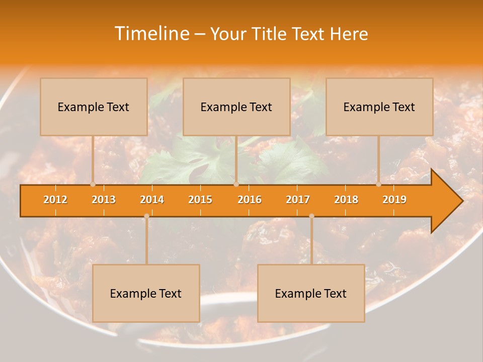 Indian Garnished Dish PowerPoint Template