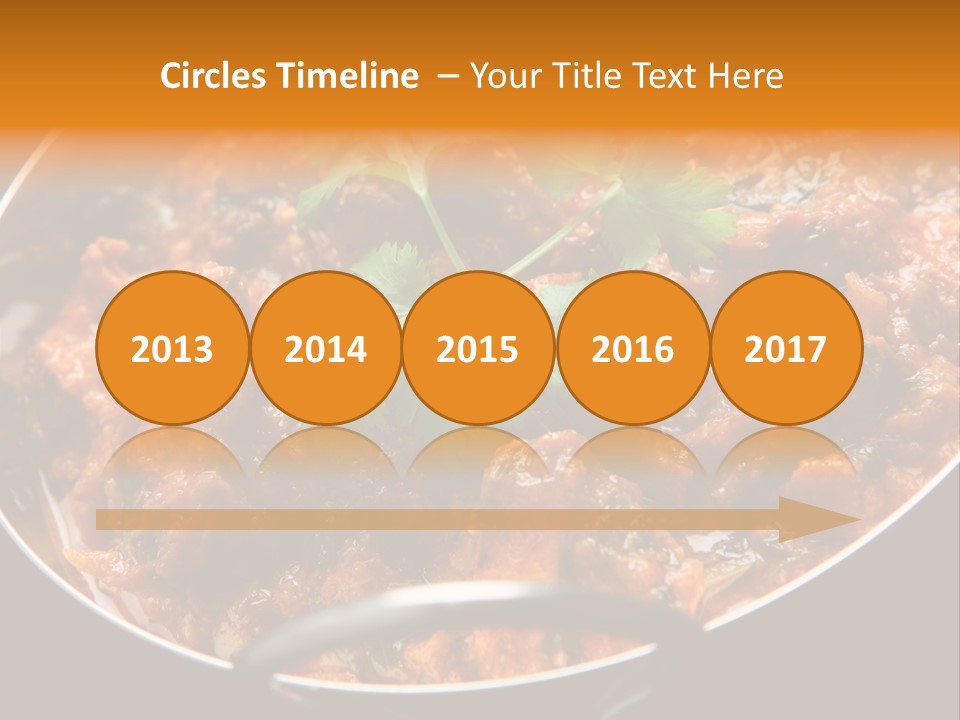 Indian Garnished Dish PowerPoint Template