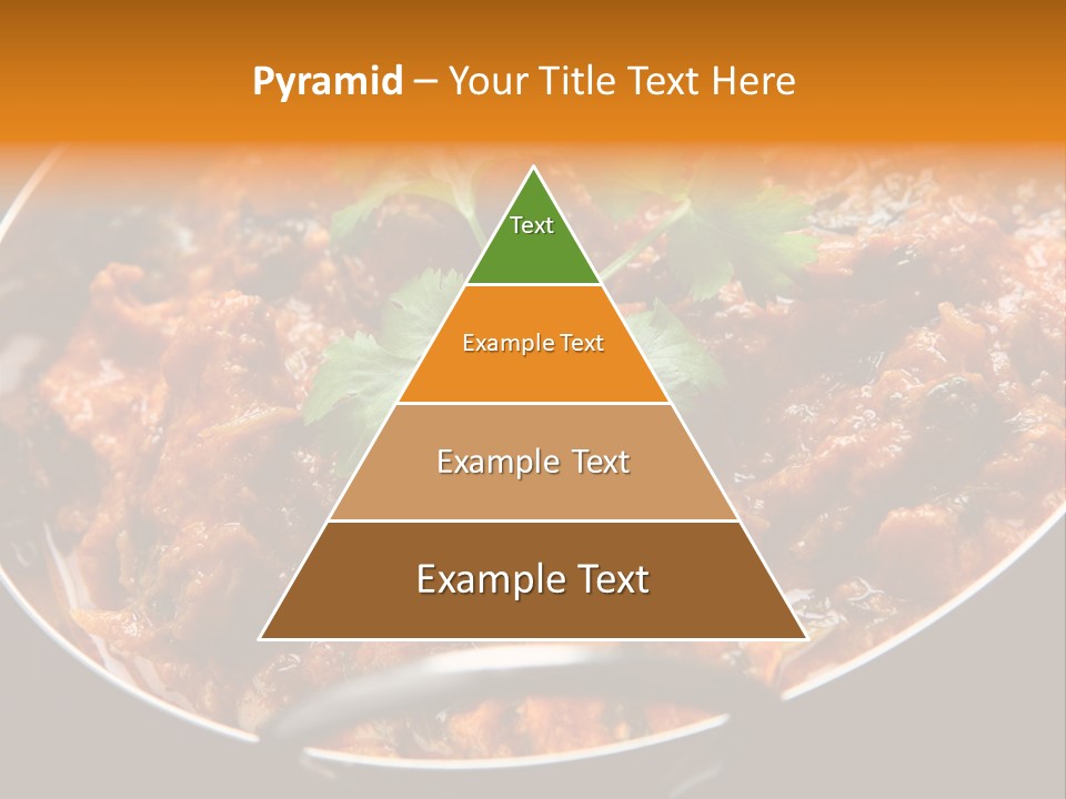 Indian Garnished Dish PowerPoint Template