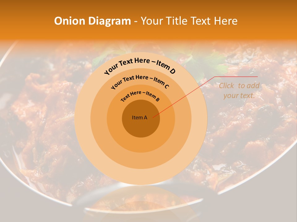Indian Garnished Dish PowerPoint Template