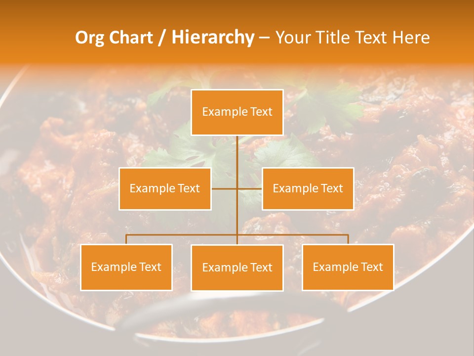 Indian Garnished Dish PowerPoint Template