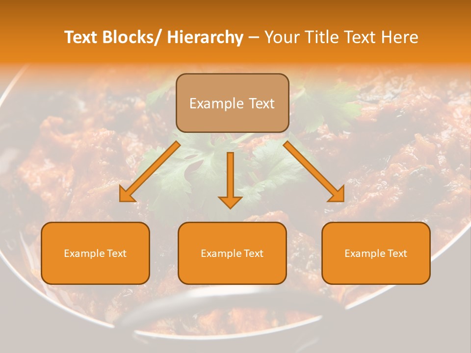 Indian Garnished Dish PowerPoint Template