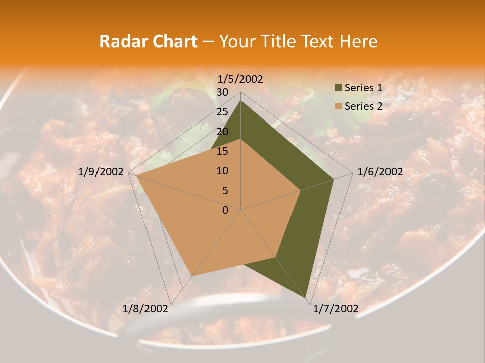 Indian Garnished Dish PowerPoint Template