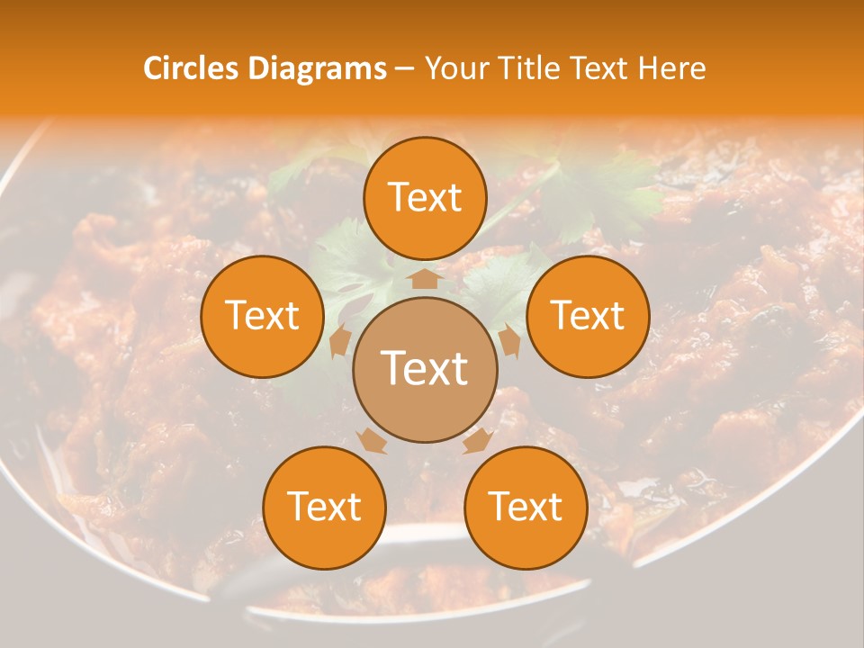 Indian Garnished Dish PowerPoint Template
