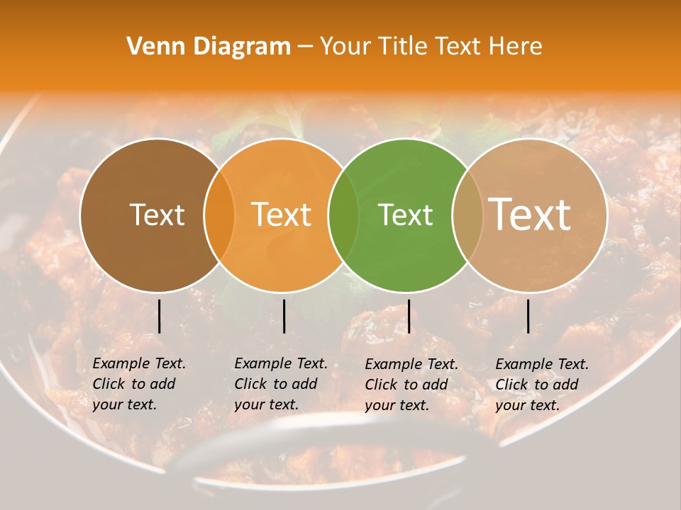 Indian Garnished Dish PowerPoint Template