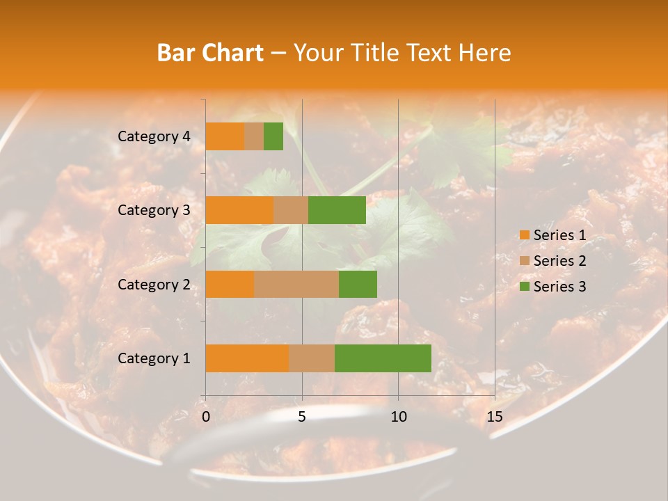 Indian Garnished Dish PowerPoint Template