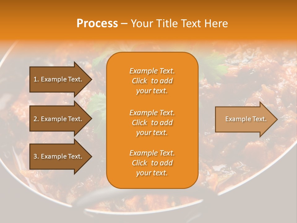 Indian Garnished Dish PowerPoint Template