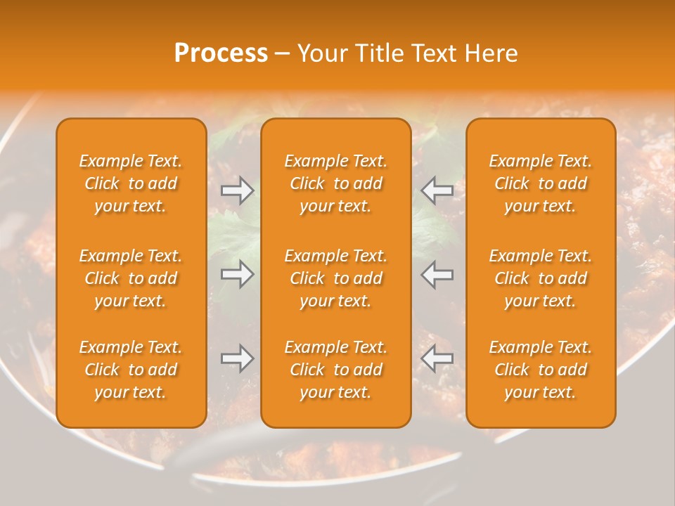 Indian Garnished Dish PowerPoint Template