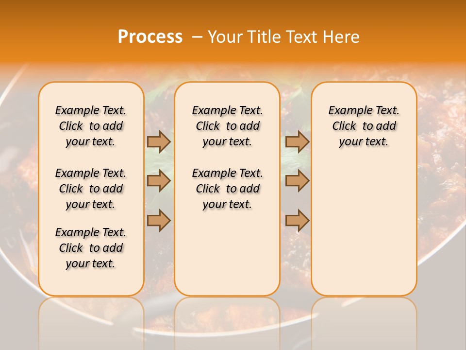 Indian Garnished Dish PowerPoint Template