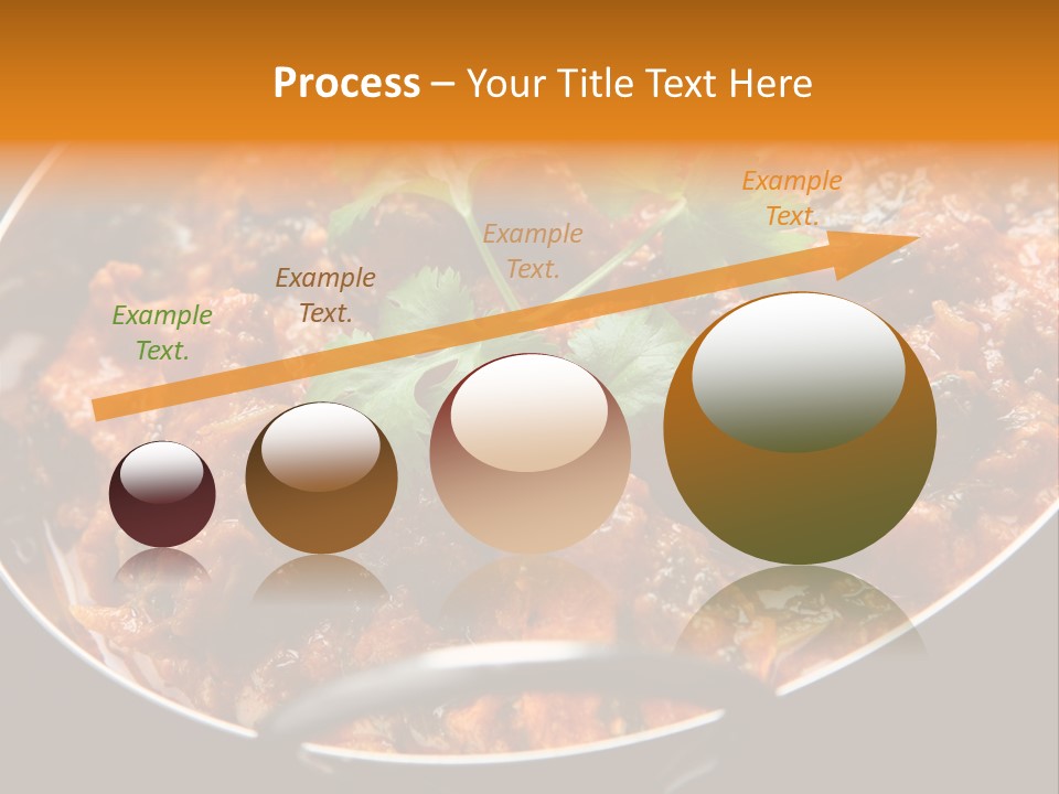 Indian Garnished Dish PowerPoint Template
