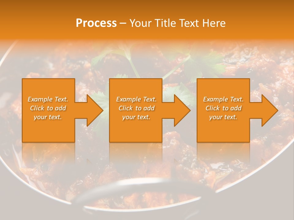 Indian Garnished Dish PowerPoint Template