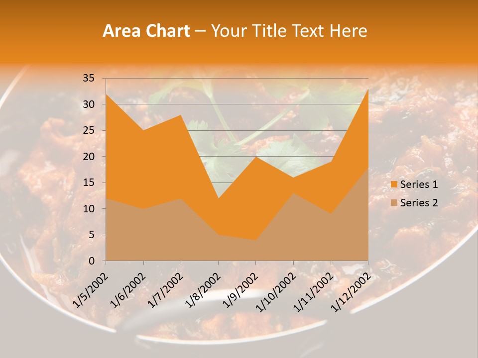 Indian Garnished Dish PowerPoint Template
