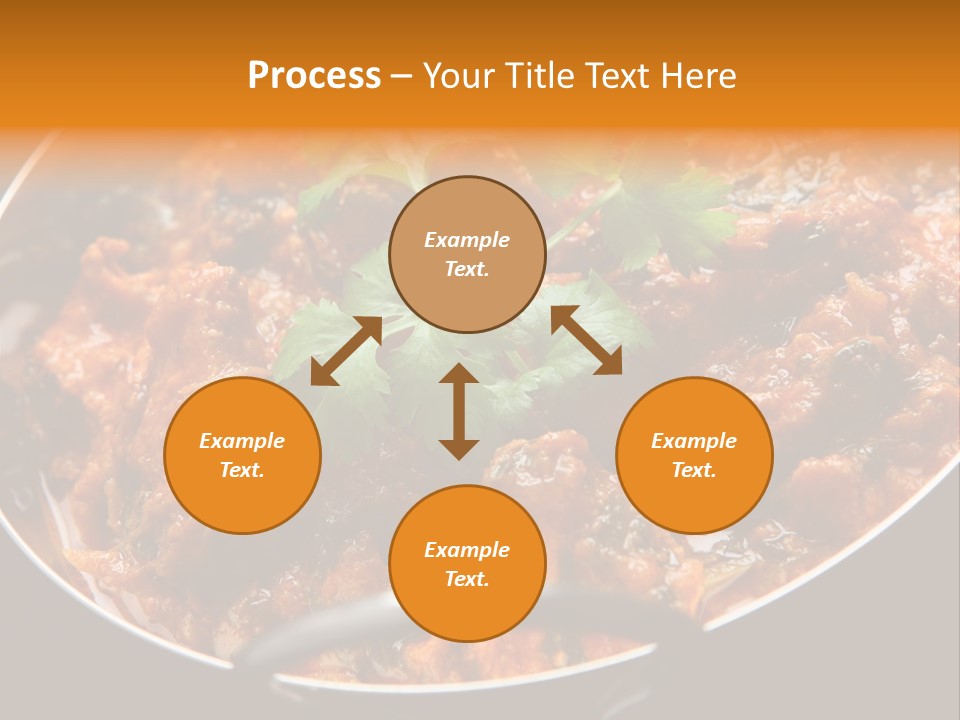 Indian Garnished Dish PowerPoint Template