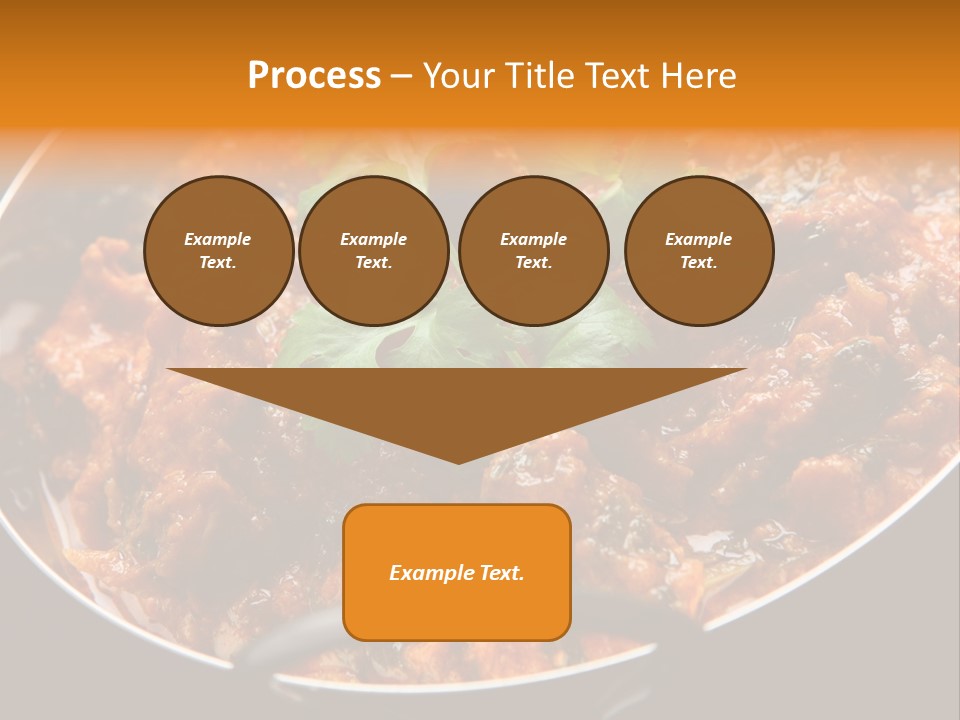 Indian Garnished Dish PowerPoint Template