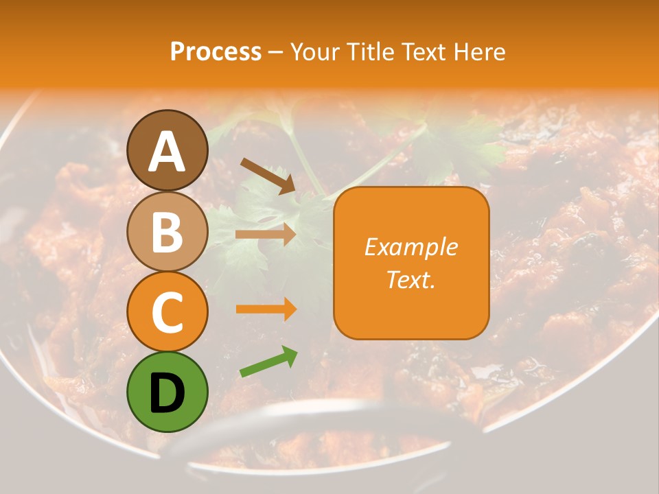 Indian Garnished Dish PowerPoint Template