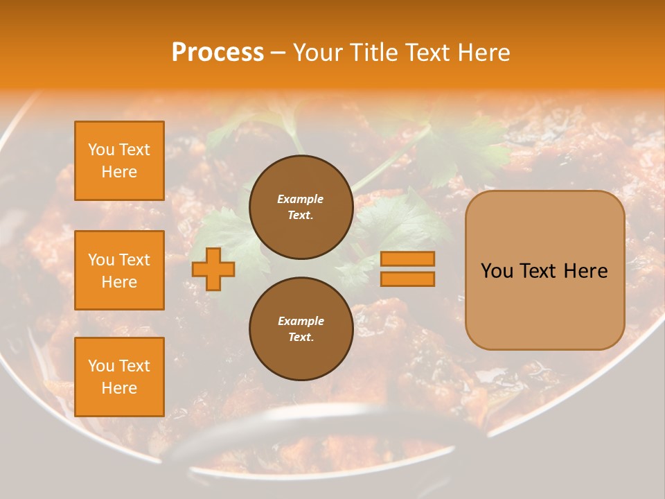 Indian Garnished Dish PowerPoint Template