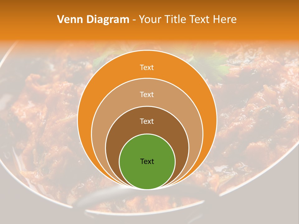 Indian Garnished Dish PowerPoint Template