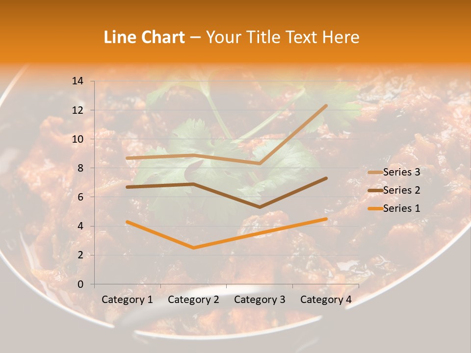 Indian Garnished Dish PowerPoint Template