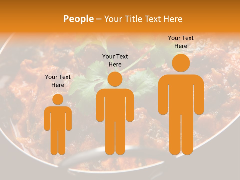 Indian Garnished Dish PowerPoint Template