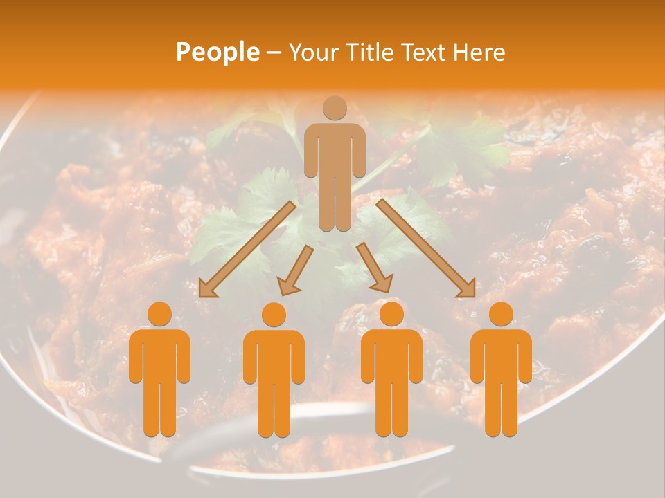 Indian Garnished Dish PowerPoint Template