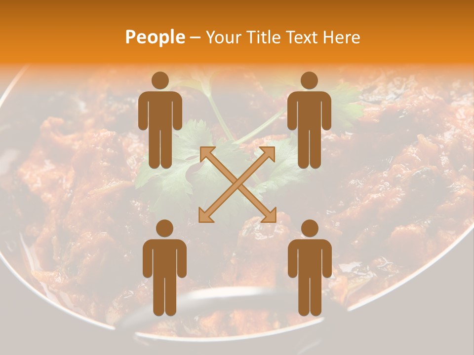 Indian Garnished Dish PowerPoint Template