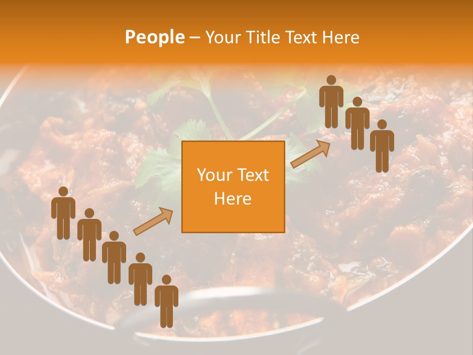 Indian Garnished Dish PowerPoint Template