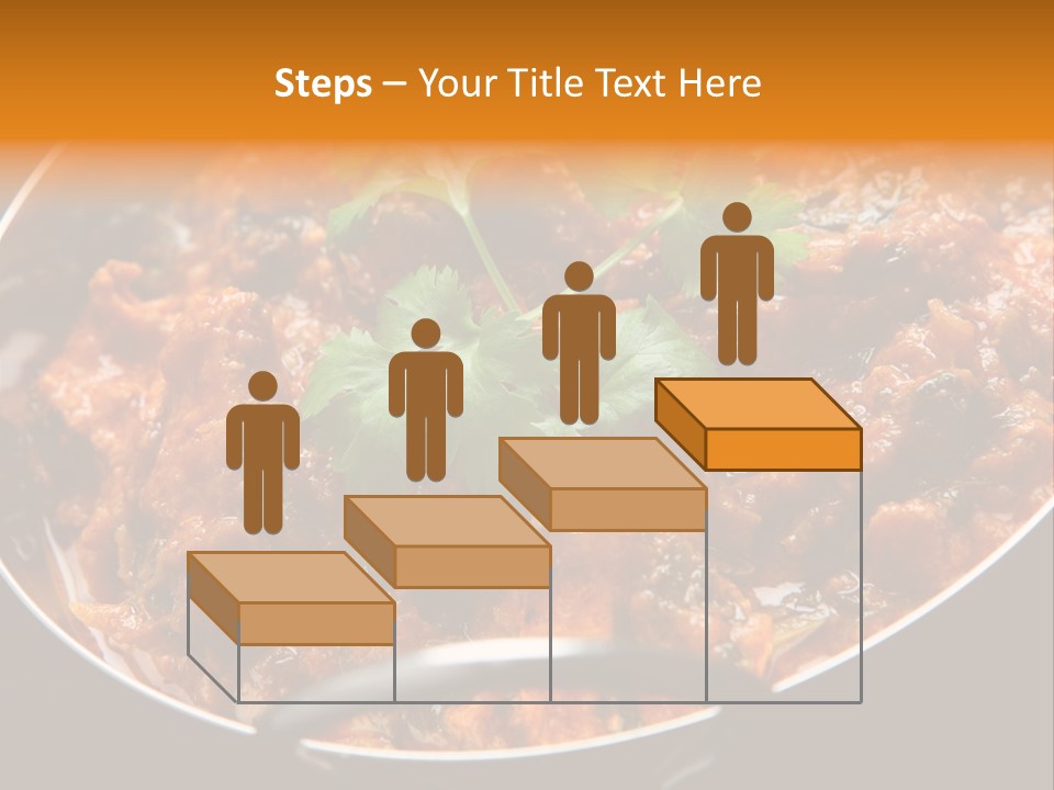 Indian Garnished Dish PowerPoint Template