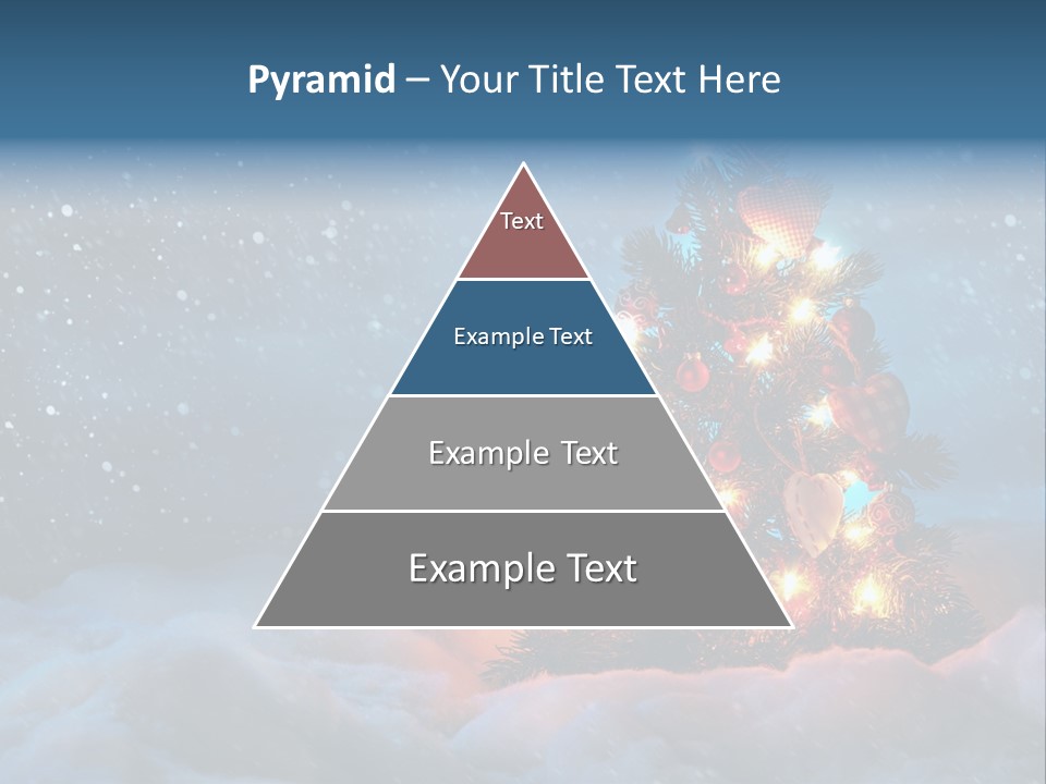 Blue Dark December PowerPoint Template