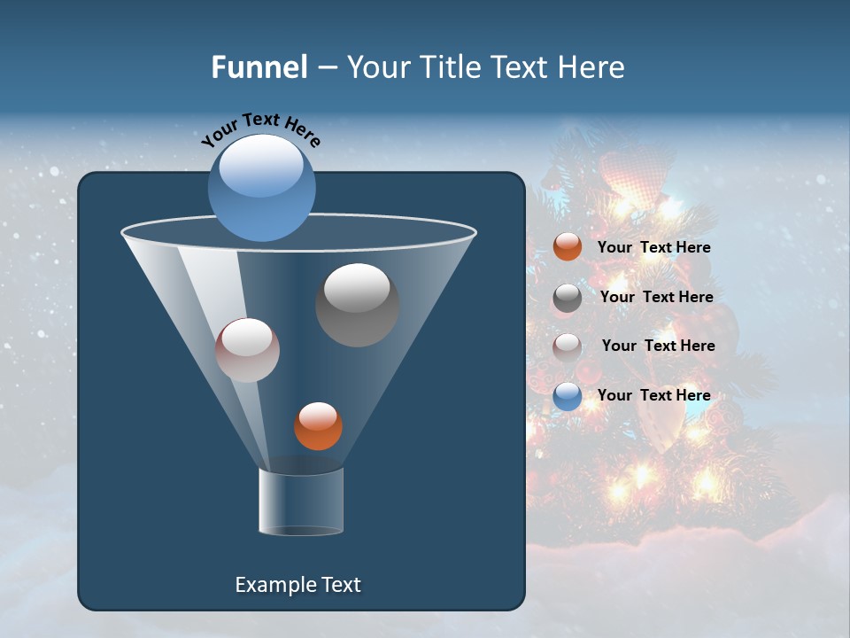 Blue Dark December PowerPoint Template