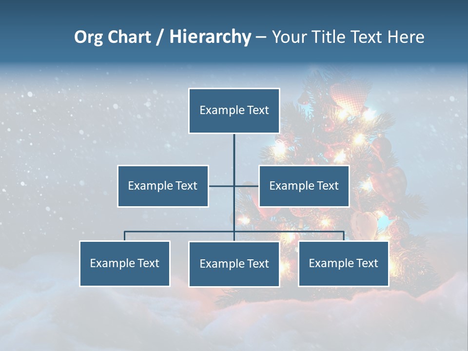 Blue Dark December PowerPoint Template