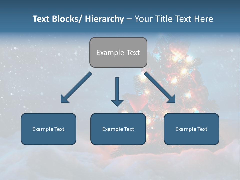 Blue Dark December PowerPoint Template