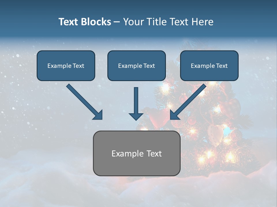 Blue Dark December PowerPoint Template