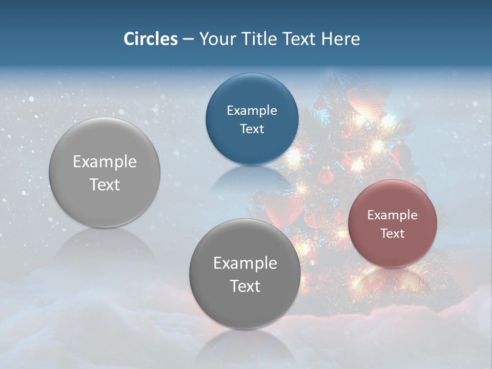 Blue Dark December PowerPoint Template