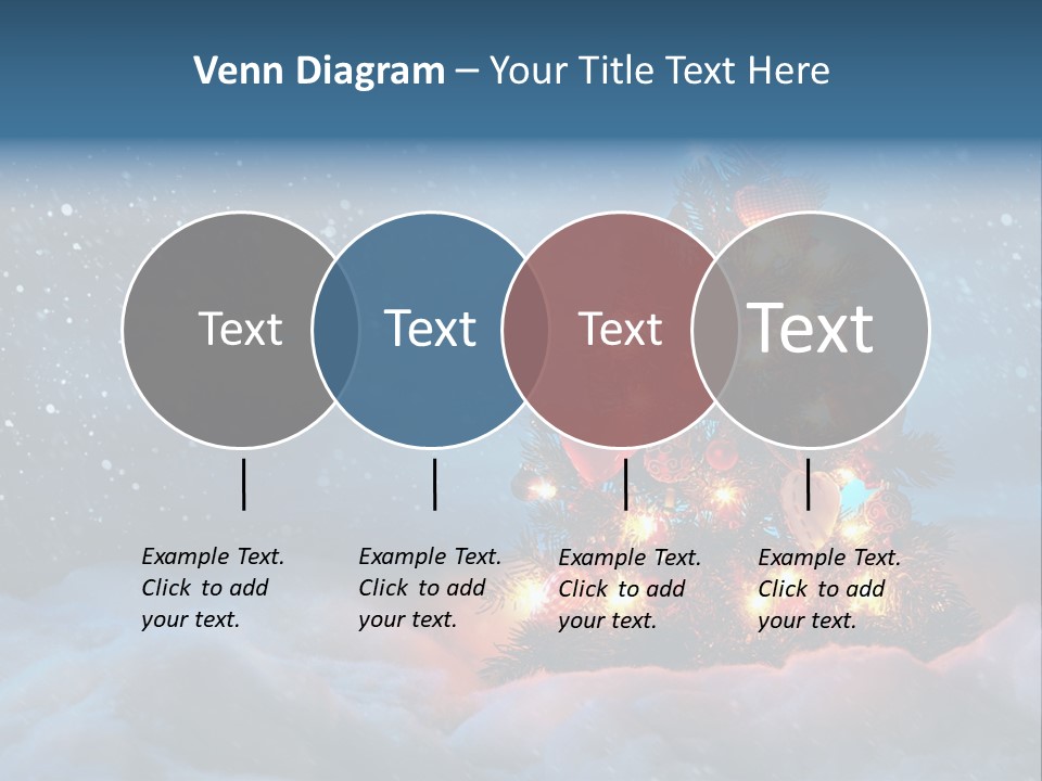 Blue Dark December PowerPoint Template