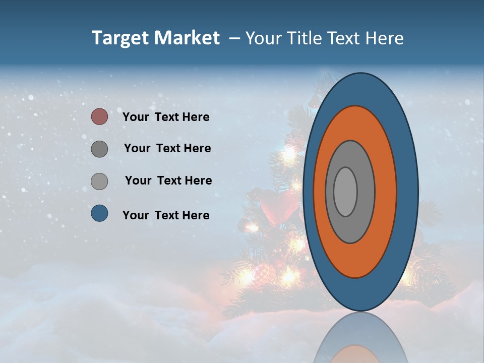 Blue Dark December PowerPoint Template