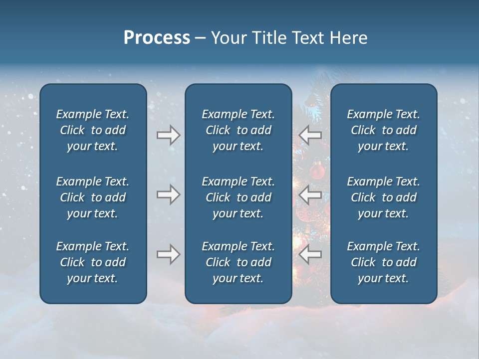 Blue Dark December PowerPoint Template