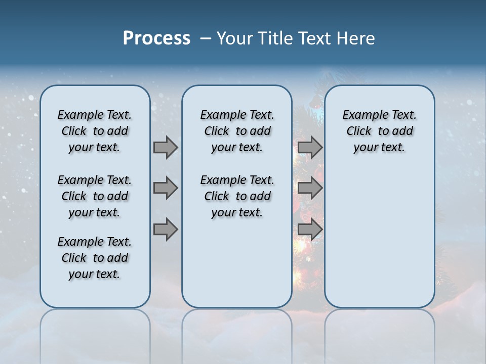 Blue Dark December PowerPoint Template