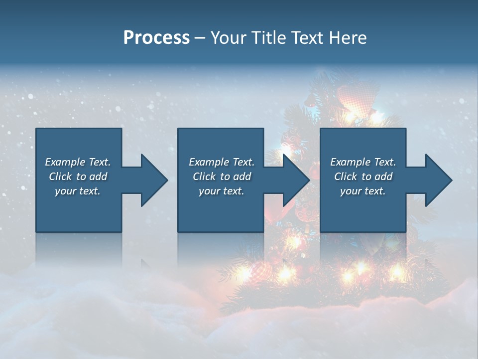 Blue Dark December PowerPoint Template