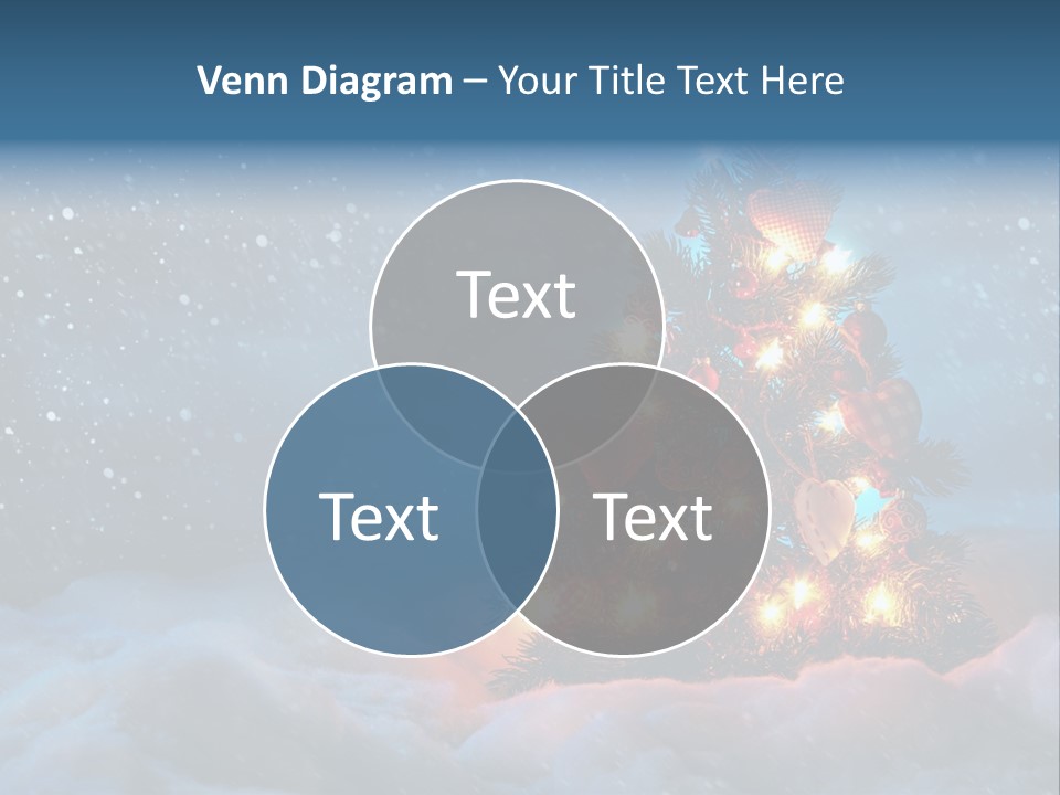 Blue Dark December PowerPoint Template