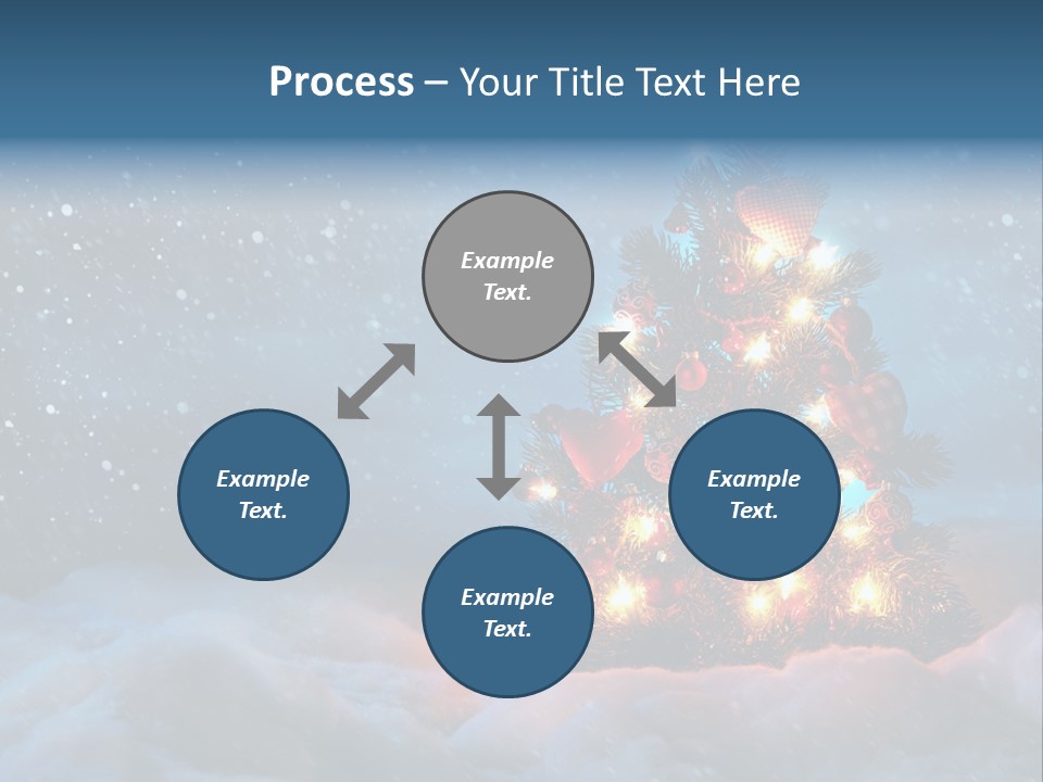 Blue Dark December PowerPoint Template